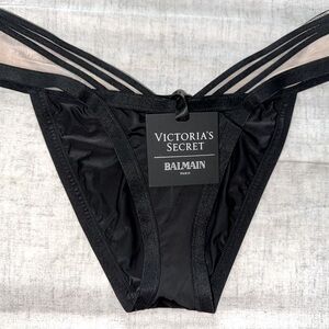 New with tags Victoria Secret Panty Size M Balmain Paris
